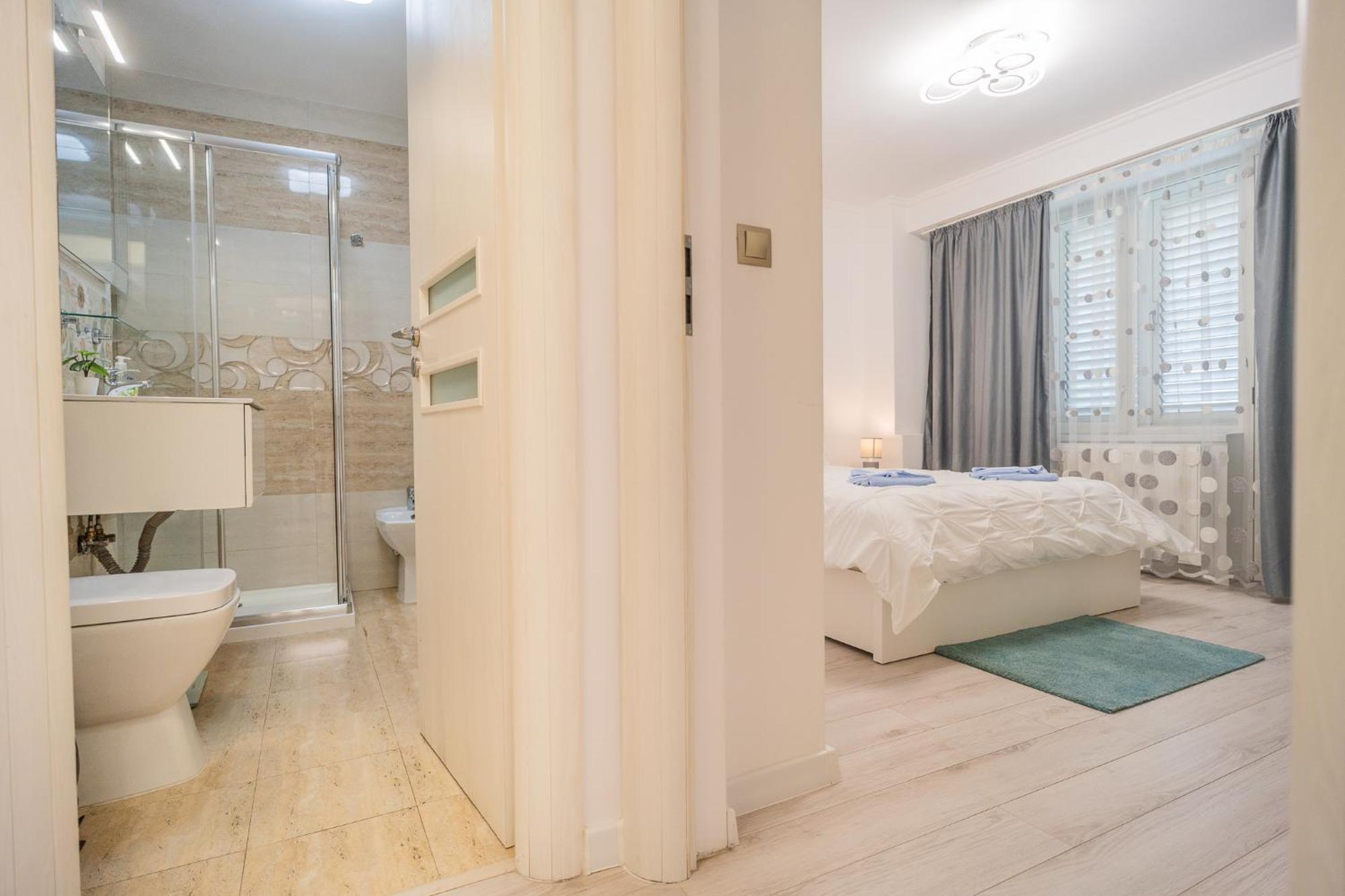 Ferienwohnung Luxury 2Br On Decebal Avenue Bukarest Exterior foto