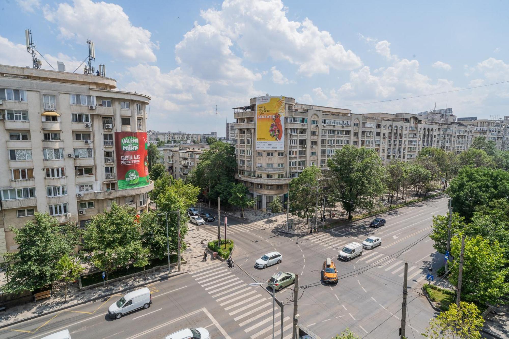 Ferienwohnung Luxury 2Br On Decebal Avenue Bukarest Exterior foto